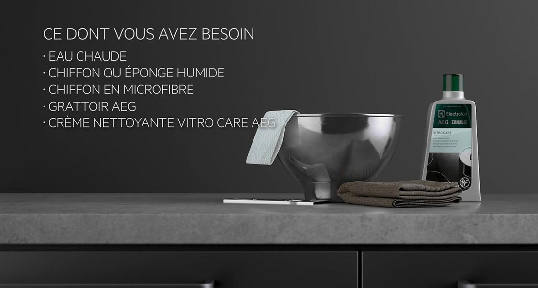 Nettoyer sa table de cuisson